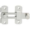 Sayayo Serratura Porta Chiusura Della Porta Chiavistello per Porta in Legno Chiavistello piccolo, Acciaio Inossidabile Argento, EMS9500-LS