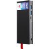 Mele Senza Ventola Mini PC Stick PCG02 Pro 12th Gen Alder Lake - N100(fino a 3,4 GHz), 8GB DDR4 RAM 256GB Bastone per Computer da Tavolo 4K Doppio HDMI/WiFi/BT/Ethernet,Casa Ufficio Industriale