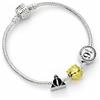 Harry Potter Symbols Unisex Braccialetto multicolore lega di zinco