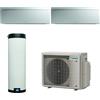 Daikin Climatizzatore Multi+ 12+15+120 LT FTXJ35AW FTXJ42AW EKHWET120BV3 4MWXM52A Mono Dual Trial Quadri Split Emura3 R-32 WIFI