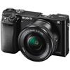 SONY SPEDIZIONE GRATUITA - SONY - Alpha 6000 Nero kit 16-50 mm Sensore CMOS Exmor 24 Mpx Display Filmati Full HD Wi-Fi NFC