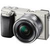 SONY SPEDIZIONE GRATUITA - SONY - Alpha 6000 Silver kit 16-50 mm Sensore CMOS Exmor 24 Mpx Display Filmati Full HD Wi-Fi NFC