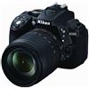 NIKON - D5300 Kit 18-105 VR+ SD 8 GB Lexar Sensore CMOS da 24.2 Mpx Display 3.2'' Filmati in Full HD Wi-Fi integrato GPS