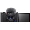 SONY Fotocamera Digitale Vlog ZV-1 CMOS Exmor RS da 1" Schermo Orientabile LCD TFT da 3" Ottica Fissa (eq. 24-70 mm) Bluetooth Filmati 4k Zoom Ottico 2,7x Microfono