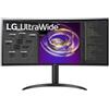LG Monitor 34" LED IPS Curvo 34WP85CP-B UltraWide Quad HD 3440 x 1440 Pixels Tempo di Risposta 5 ms