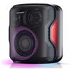 SHARP Speaker per Feste PS-919 Wireless Bluetooth 2.1 Canali Batteria Ricaricabile Potenza 130 Watt USB AUX Luci Led Colore Nero