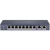 Hikvision Switch di Rete DS-3E0310P-E /M Non Gestito L2 10 Porte Lan Gigabit Ethernet (10/100) Supporto Power over Ethernet (PoE) Nero
