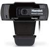 HAMLET Webcam HWCAM1080-P con Risoluzione 1920 x1080 Pixel USB 2.0 Sensore Immagine CMOS Colore Nero