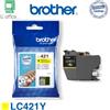 Brother LC-421Y Cartuccia inkjet originale - giallo
