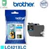 Brother LC-421XLC Cartuccia inkjet originale - ciano
