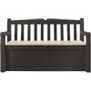 Keter Cassapanca in resina Eden storage bench K217467 Dim. H.84 x L.140 x P.60
