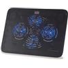 Conceptronic PAD DI RAFFREDDAMENTO X NOTEBOOK FINO A 15.6 CONCEPTRONIC CNBCOOLPADL4F A 4 VENTOLE DA 8CM - 2 LIVELLI DI ALTEZZA - CNBCOOLPADL4F