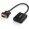 UGREEN Adattatore VGA a HDMI con porta di carica Micro USB - 60814