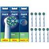 Braun Oral-b Ricambio Spazzolino Elettrico 9 Testine Cross Action Pro White Eb50