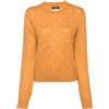 CHANEL Pre-Owned - Maglione con finte perle CC 2022 - Donna - mohair/cashmere - Taglia unica - Toni neutri