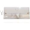 Geberit 123.001.11.1 Placca di Scarico per Cassetta WC Esterna con Tubo
