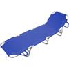 DecHome Coppia di Lettini Prendisole Mare Professionale Spiaggia Giardino in Alluminio colore Blu - TC3008BLUE