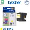 Brother LC-221Y Cartuccia inkjet originale - GIALLO