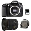 Canon SPEDIZIONE GRATUITA - CANON - Eos 80D + 17-50 F2.8 Dc Os Ex Hsm + Borsa + 4Gb Sd