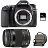 Canon SPEDIZIONE GRATUITA - CANON - Eos 80D + 18-200 Os Hsm Contemporanea + Borsa + 4Gb Sd