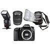 Canon SPEDIZIONE GRATUITA - Canon - Eos 80d + Canon Ef-s 18-200mm F / 3.5-5.6 Is + Borsa Fotografica Professionale + Flash