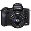 CANON SPEDIZIONE GRATUITA - CANON - Eos M50 Compact System Camera E Ef-m 15-45 Mm F 3.5-6.3 Is Stm Lens - Nero