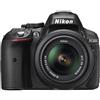 Nikon - Fotocamera Reflex D5300 Nera + 18-55mm Vr