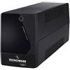 TECNOWARE - Gruppo di Continuità UPS Era Plus 2100 a Linea Interattiva con Stabilizzatore IEC USB 2100VA / 1470W 6 Prese IEC C13 / Presa IEC C14 / USB