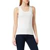 Emporio Armani Tank Iconic Cotton, Maglietta Donna, Nero, M