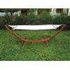 Giardini del Re Amaca da Giardino Singola con Supporto Telo in Cotone cm 320x100x100 Telaio in Legno - Balau