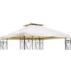 VivaGarden Copertura Gazebo 3x3 mt Top in Poliestere colore Ecrù Bratislava - GA802037