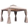 Domus Gazebo Giardino 3x4 mt in Alluminio/Poly Passion