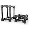 IsoAcoustics Iso-Stand Series Speaker Isolation Stands with Height & Tilt Adjustment: Iso-155 (15.5 x 19 cm) Pair