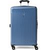 Travelpro Maxlite Air Bagaglio a mano espandibile con lato rigido, 8 ruote piroettanti, valigia rigida leggera in policarbonato, Ensign Blue, a quadri medio 64 cm