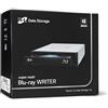 HLDS Hitachi-LG BH16 Internal Blu-Ray Drive, BD BD-R BDXL DVD-RW CD-RW ROM Player/Writer for Desktop PC, Windows 10 Compatible, 16x Write Speed, Software Included - Black (Bulk Version)