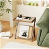 Bamworld Tavolino da salotto Comodini Camera da Letto Tavolino in Rattan Tavolino Divano moderno per Soggiorno e Camera da Letto
