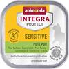 animonda Integra Protect Sensitive Gatto, cibo dietetico per gatti, alimento umido in caso di allergie alimentari, tacchino + riso, 16 x 100 g