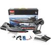Amewi Black Turbo Barca militare con azionamento a getto 28 km/h 420 mm RTR nero RC telecomandato