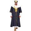 W WIDMANN MILANO Party Fashion - Costume sultano, tunica con tunica, turbante, arabo, sceicco, principe, costumi di carnevale