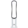 Dyson Cool AM07 - Ventilatore con telecomando, 100 cm, timer 9 ore, silenzioso, bianco/argento, risparmio energetico, ventilatore da camera da letto, volume 48 db, 10 livelli