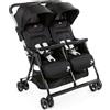 Chicco - Passeggino Gemellare Ohlala' Twin Black Night