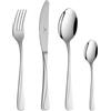 Gerlach 1760 Gerlach G01-004GP-ZEST-24PU-S1S2-01 Servizio di posate con scatola da 24 pezzi Mango e shine-G01-004GP-ZEST-24PU-S1S2-01, in acciaio inox