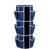 Avilia Contenitore per Scarpe da Appendere - Portascarpe Appendibile, in Polipropilene, 33x87x33cm, Blu