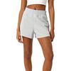 Koton Basic Mini Relax Fit Elastic Waist Shorts Pantaloncini, Grey (027), S da Donna