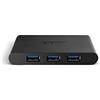 Sitecom Hub a 4 Porte, USB 3.0 Nero/Antracite