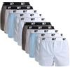 Lower East LE215, Boxer Americani Uomo, Multicolore (Classico A Quadri), XL