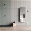CORDIVARI DESIGN - Termoarredo Elettrico Acciaio FRAME INOX BLOWER Varie Misure
