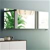 CORDIVARI DESIGN - Termoarredo Radiatore Design Inox Lucido FRAME INOX ORIZZONTALE misura 1622