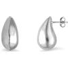 LUXURY MILANO Orecchini drop collezione alexandra in argento silver