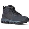 Columbia Newton Ridge Plus II - Stivali da uomo in pelle scamosciata, impermeabili, traspiranti, con grip, (Nero scuro), 43 EU